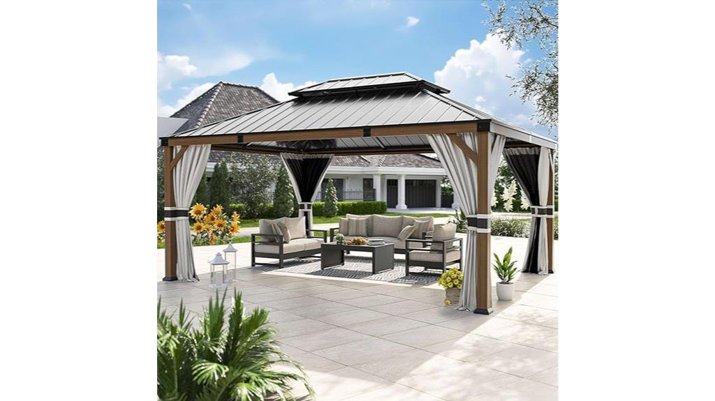 12x16 aluminum gazebo