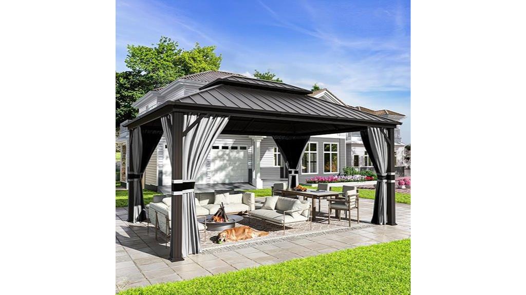 12x16 hardtop gazebo