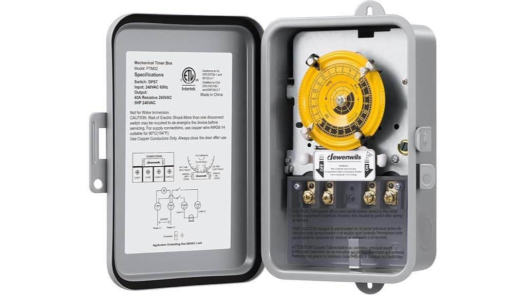 24 hour mechanical timer