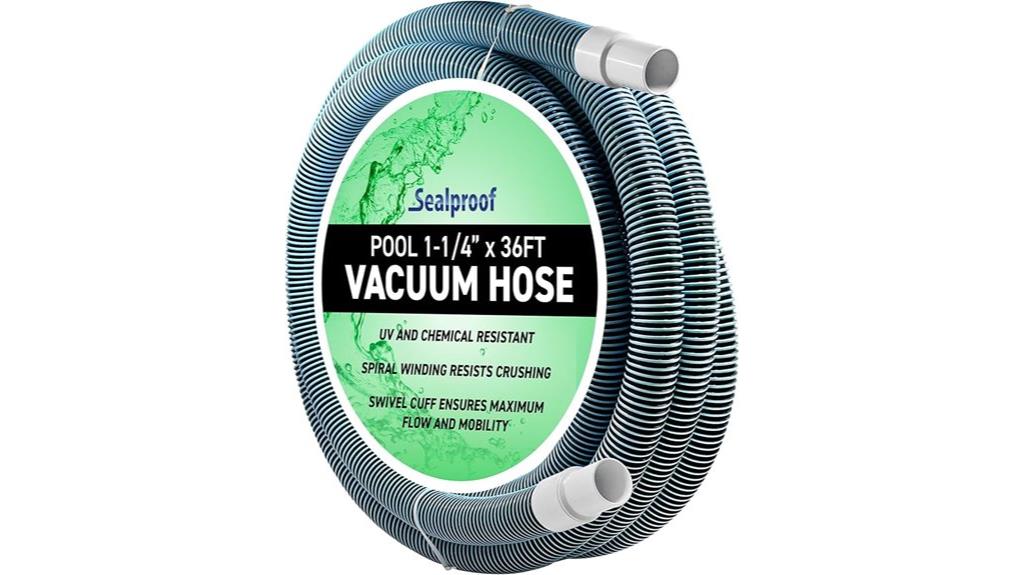 36 foot vacuum hose