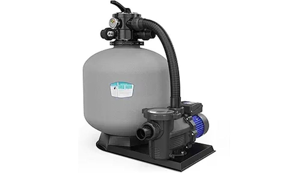 above ground pool sand filter