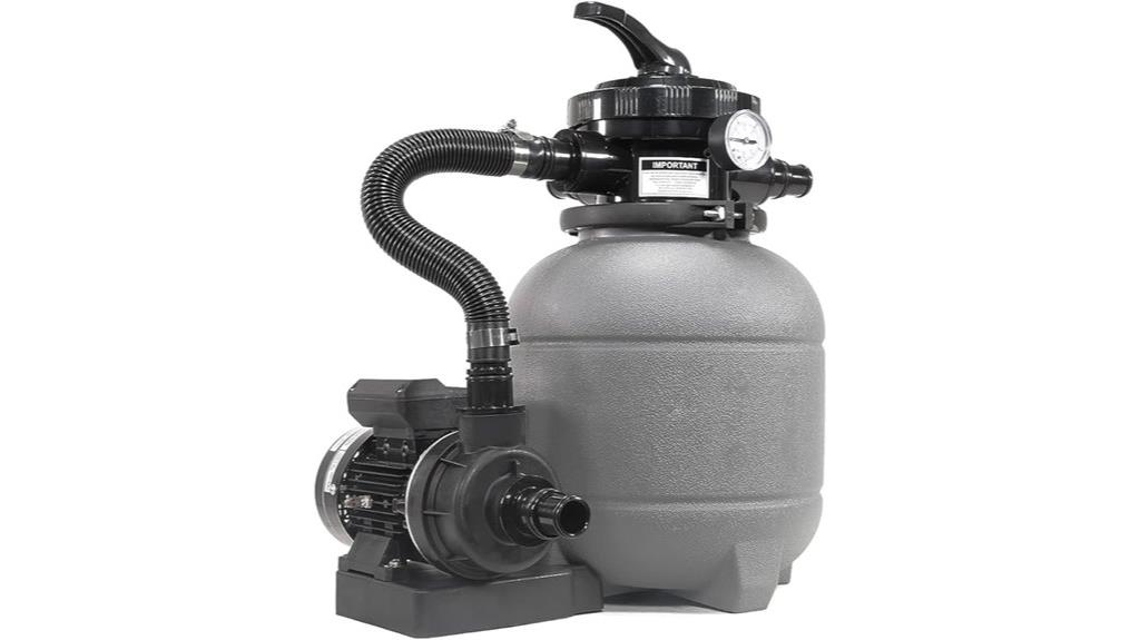 above ground pool sand filter