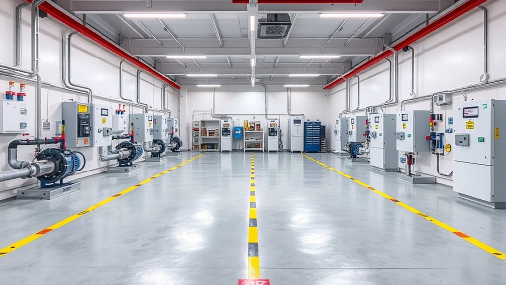 adequate space for maintenance