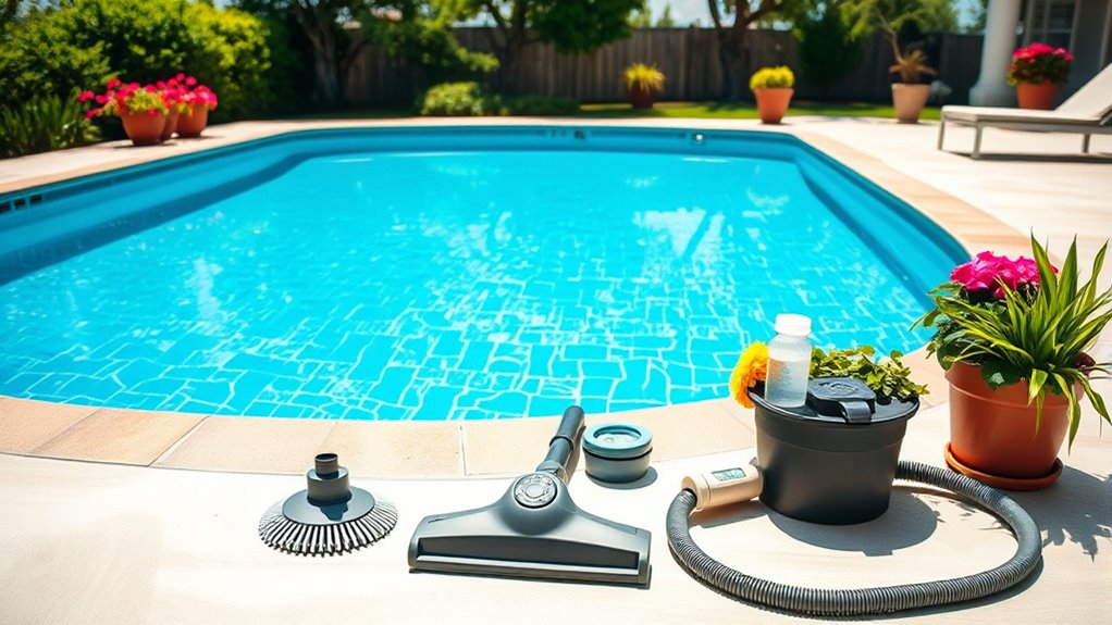 annual pool maintenance schedule