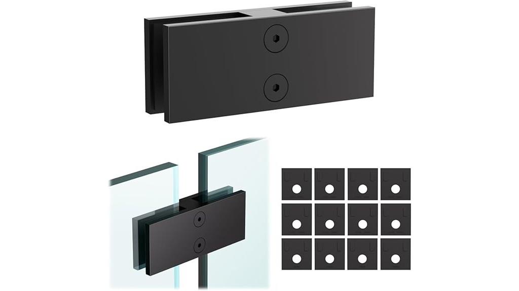 black stainless steel clamp