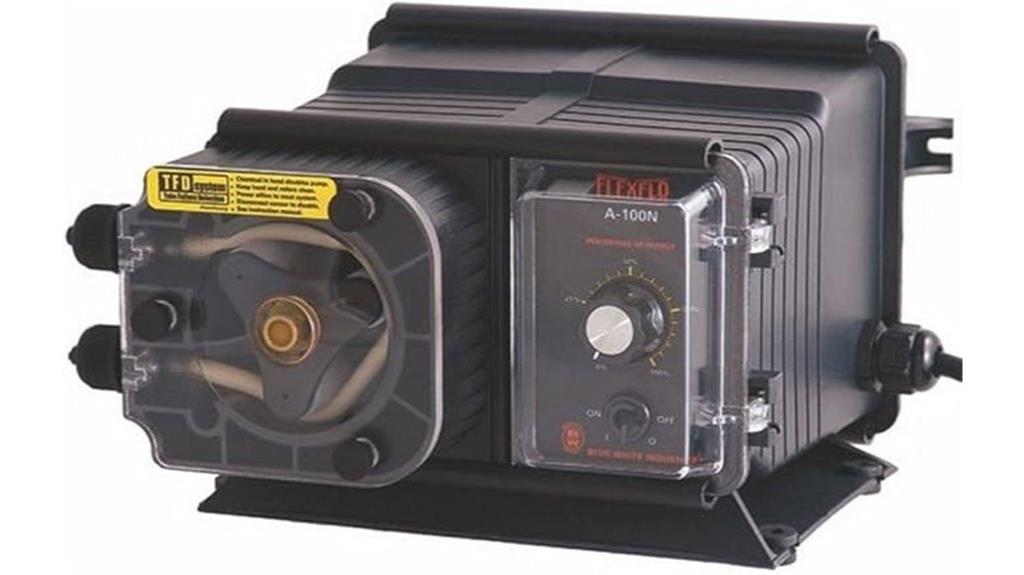 blue white metering pump