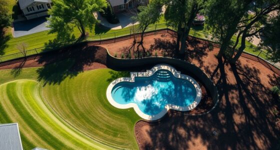 building pools on sloped lots