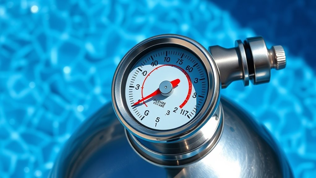 check pressure gauge regularly
