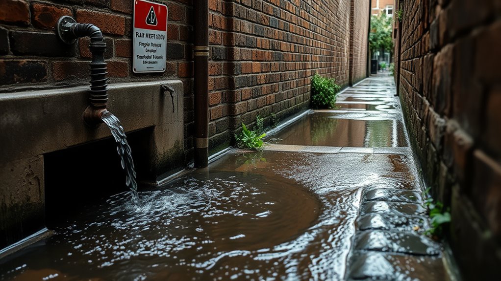 comply with local rainwater regulations