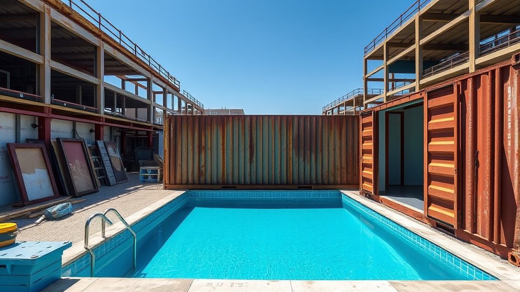 container pool installation considerations