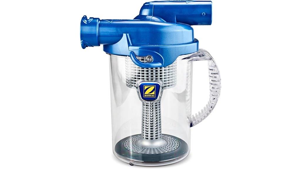 cyclonic leaf canister filter