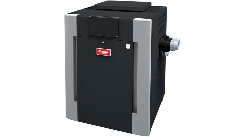 digital gas pool heater