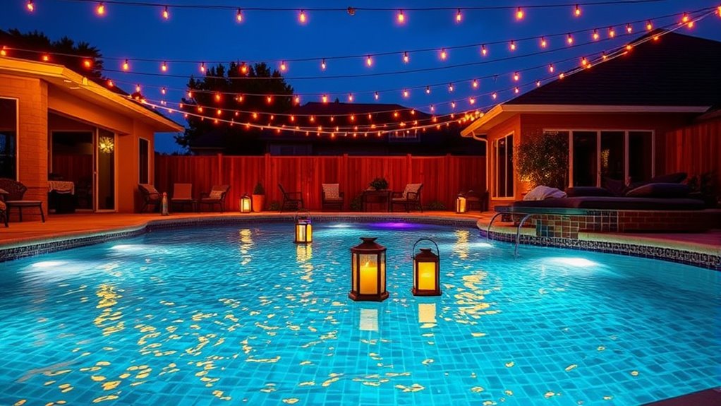 diy pool lighting ideas