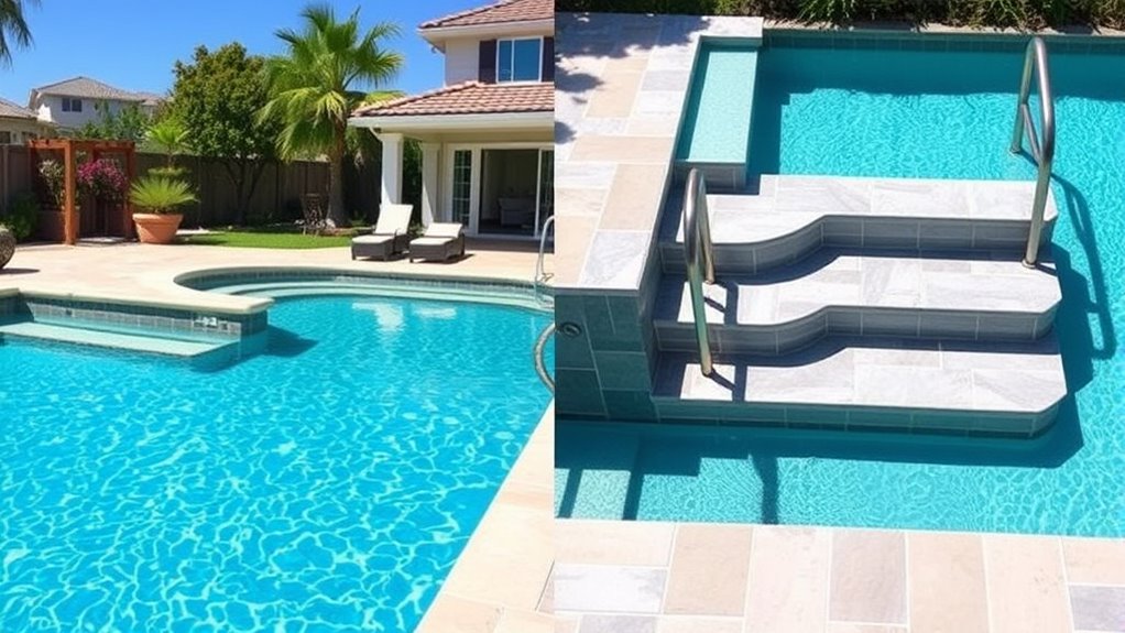 durable safe pool step design