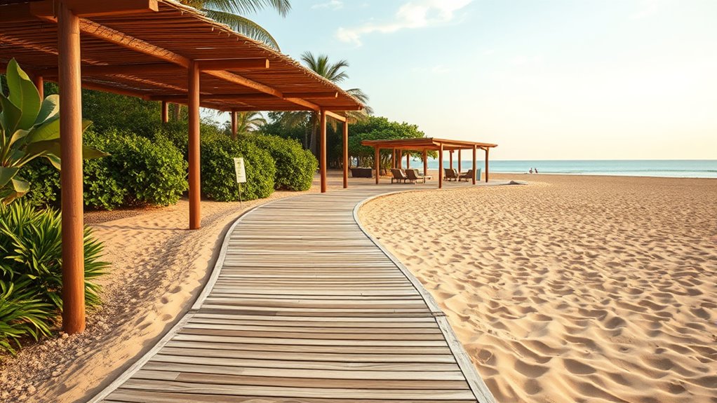 eco friendly beach entry design