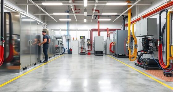efficient organized equipment layout