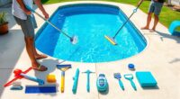 efficient weekly pool maintenance