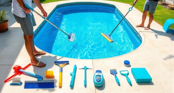 efficient weekly pool maintenance
