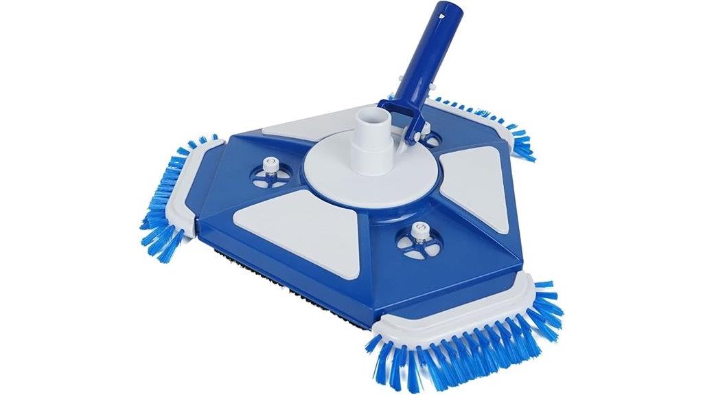 enhanced pool vacuum head