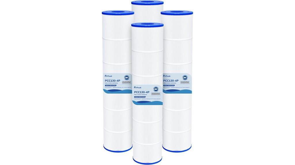 four pack pool filter cartridges