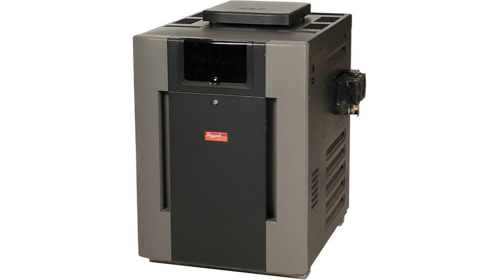 high capacity gas pool heater
