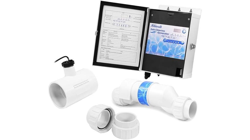 high capacity salt chlorinator