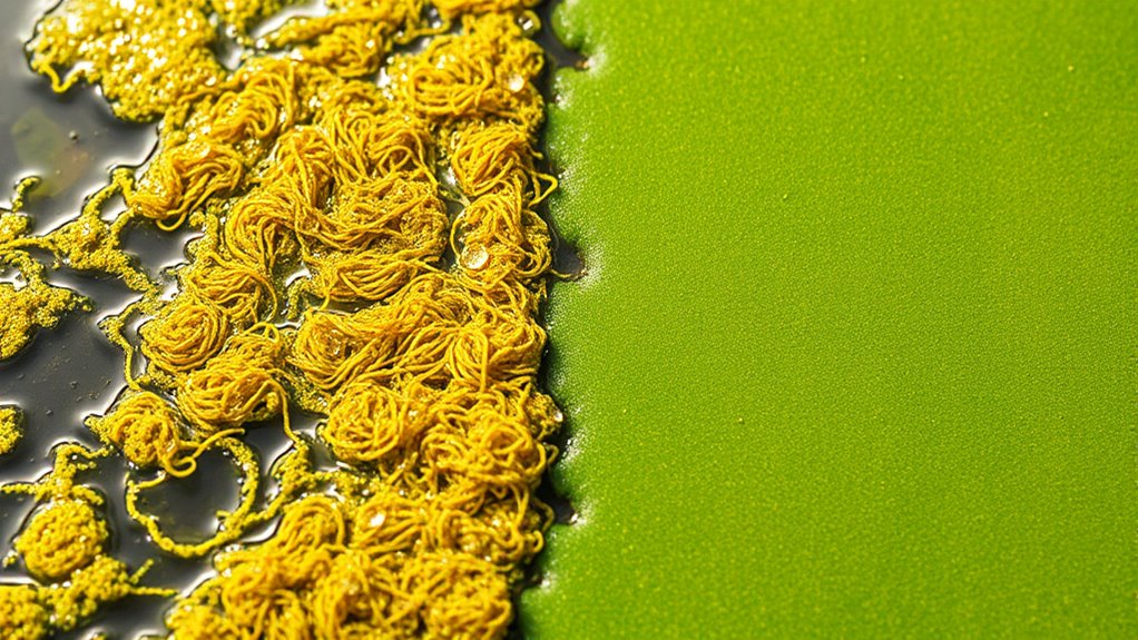 identify algae and treat