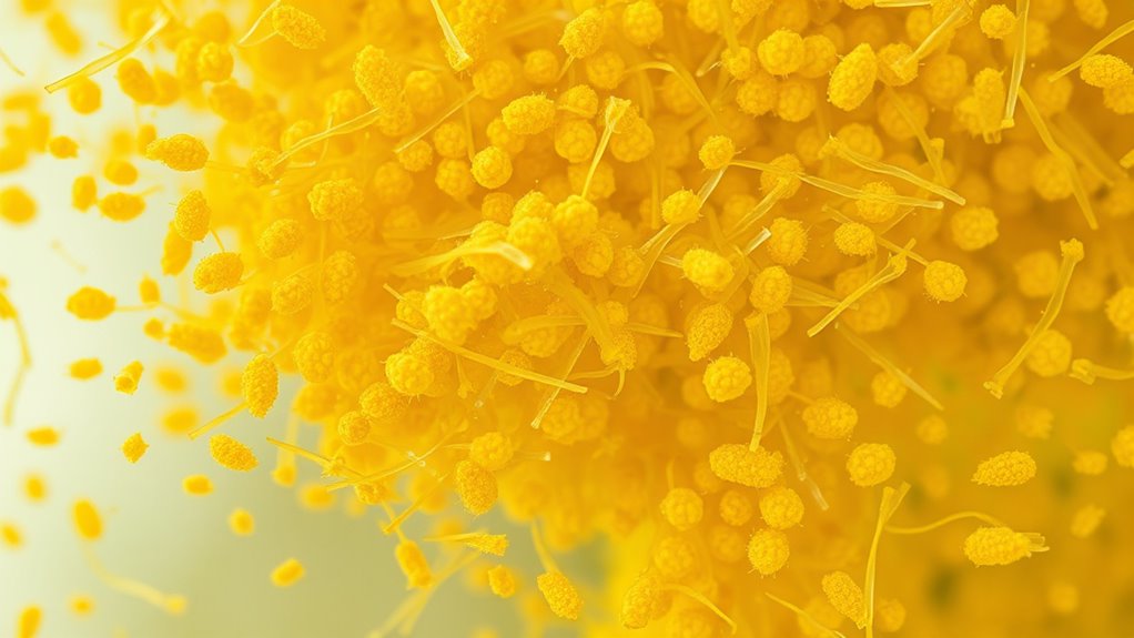 identify pollen versus algae