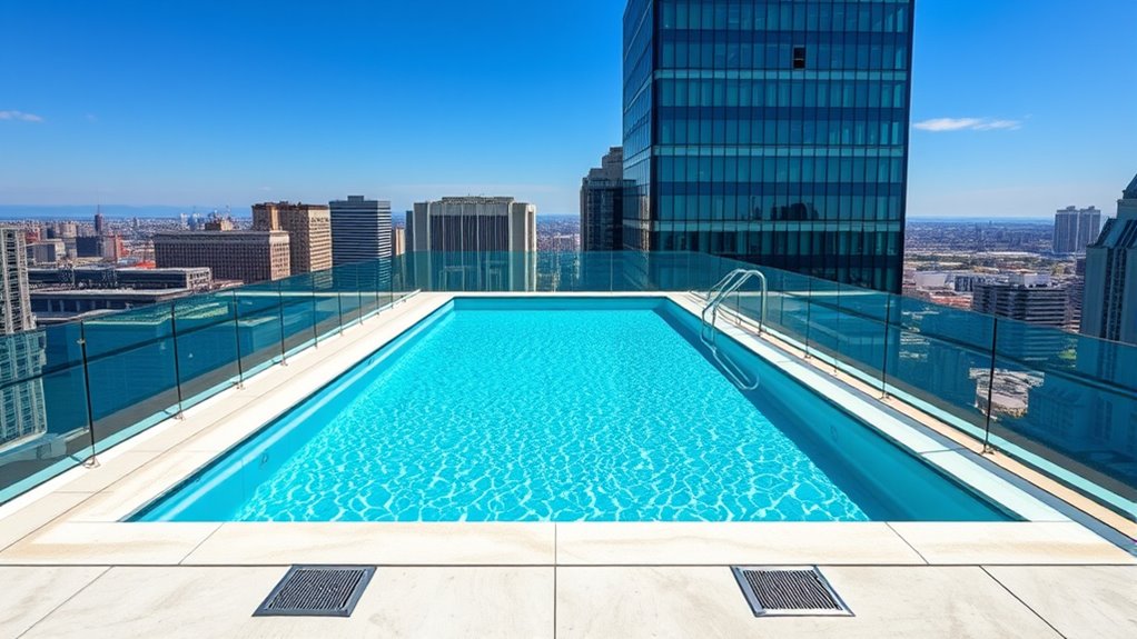 innovative eco friendly rooftop pools