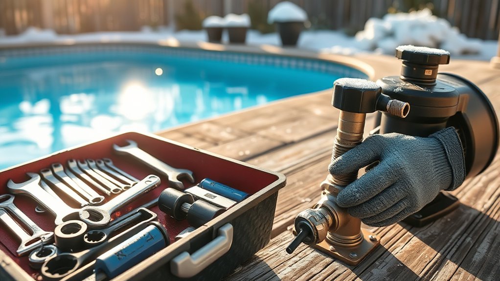 inspect and repair pool equipment