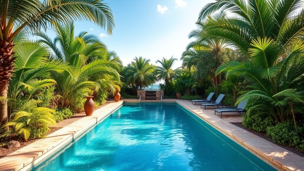 landscaping for pool aesthetics