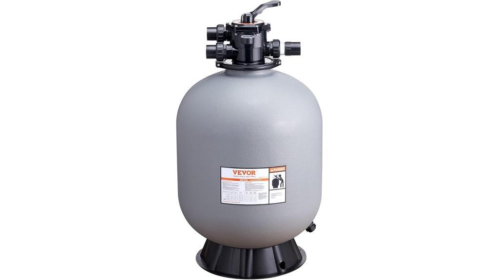 large above ground pool filter