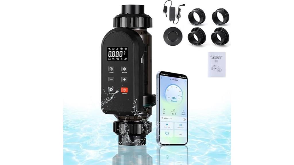 large saltwater pool chlorinator