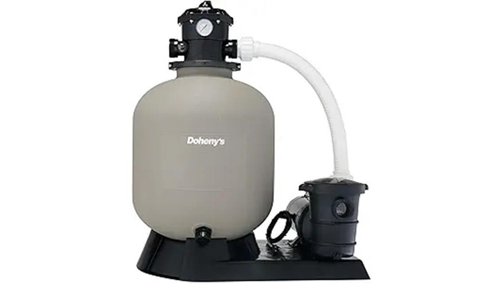 large sand pool filter