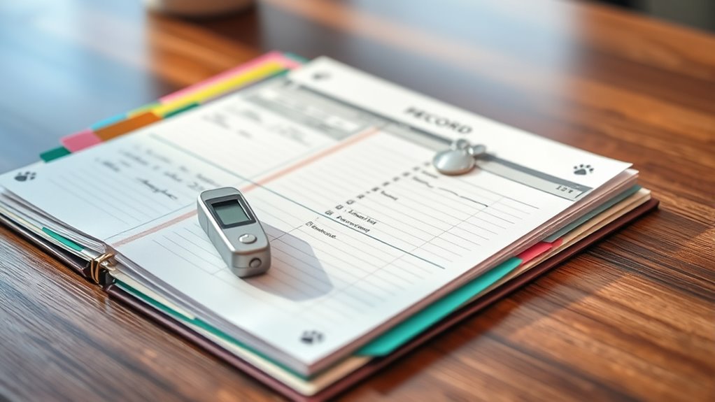 maintain pet health records