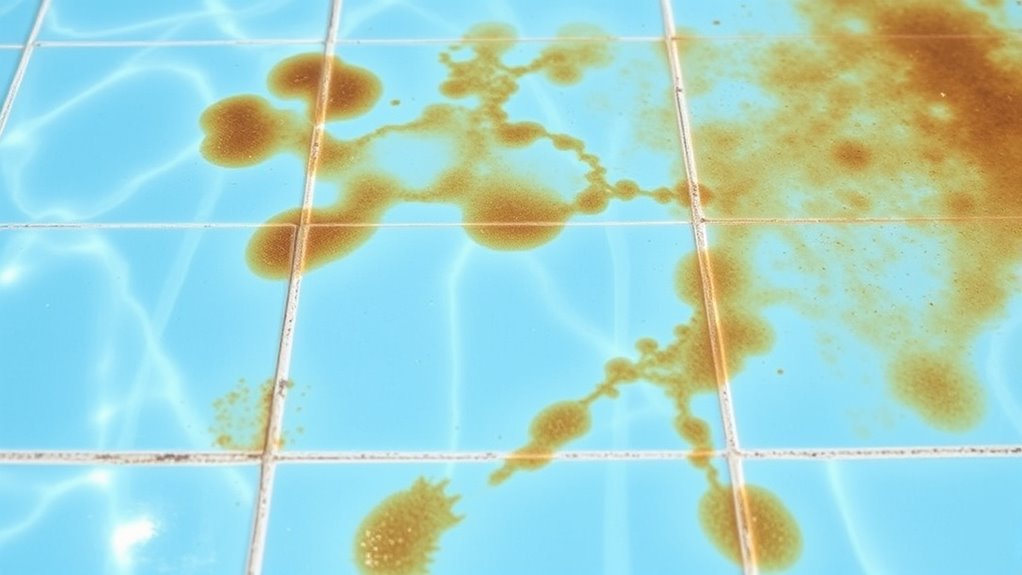 metal stains from water sources