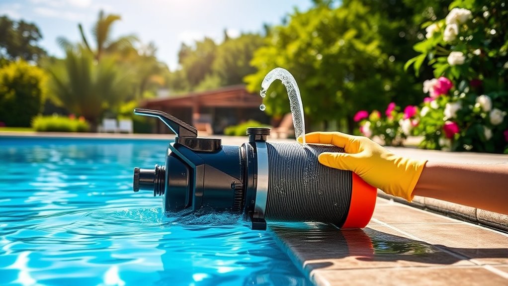 mid season pool maintenance