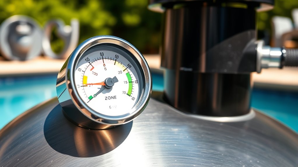 monitor filter pressure fluctuations