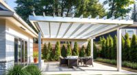 motorized aluminum pergola selection