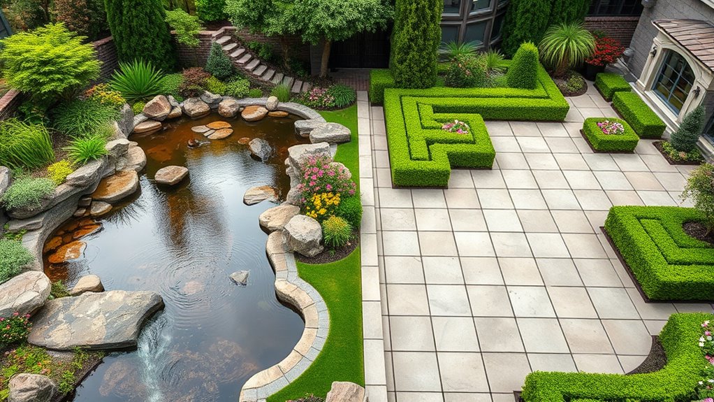 natural curves versus structured shapes