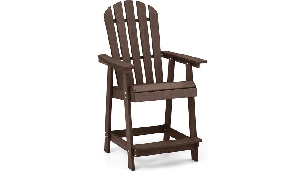 outdoor bar stool features