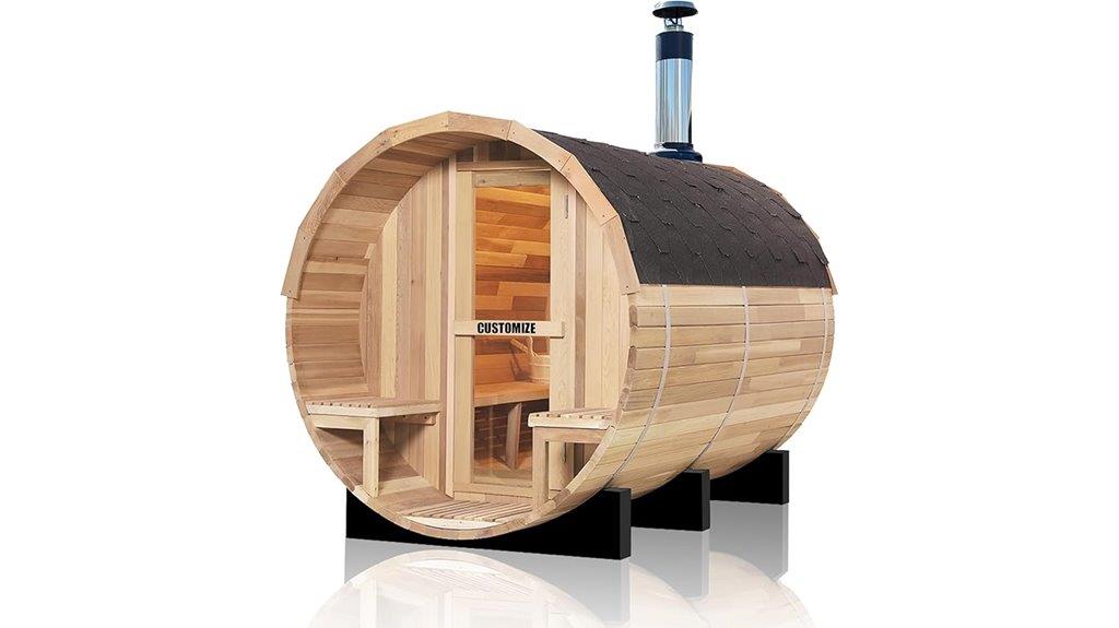 outdoor sauna kit options