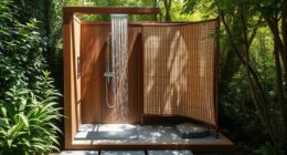 outdoor shower drainage tips