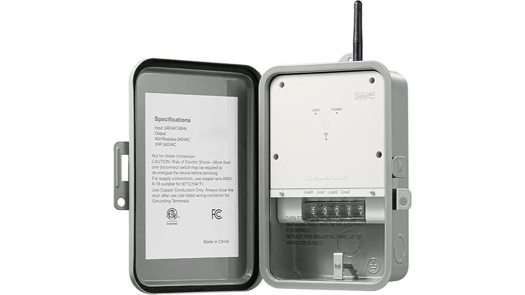 outdoor wifi pool timer