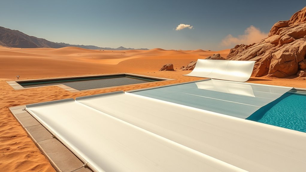 pool covers prevent water evaporation