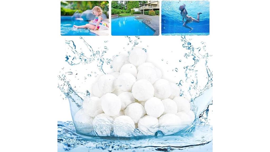 pool filter balls weight