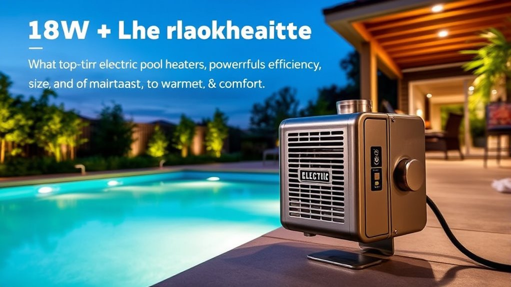 pool heater selection criteria