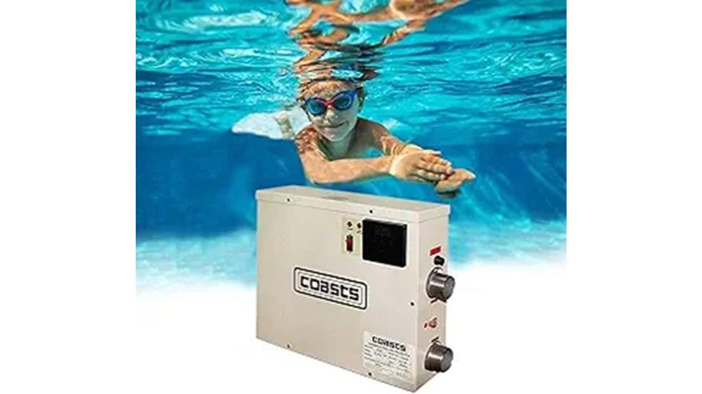 pool heater with thermostat