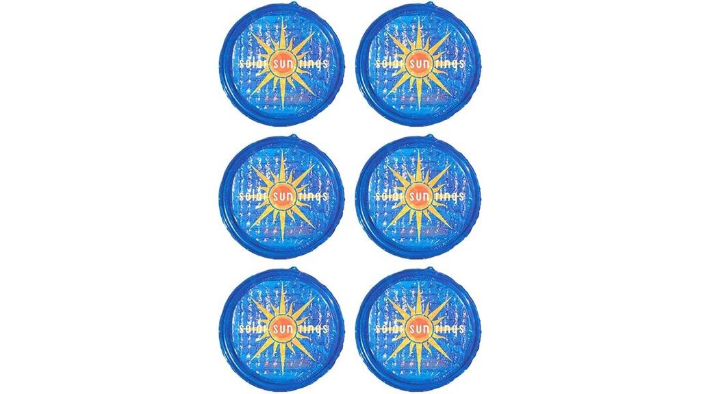 pool heating solar rings