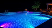 pool lighting transforms nights